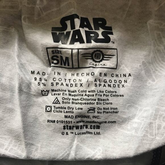 Star Wars Boxer Briefs Black and White Size Small - Picture 3 of 6